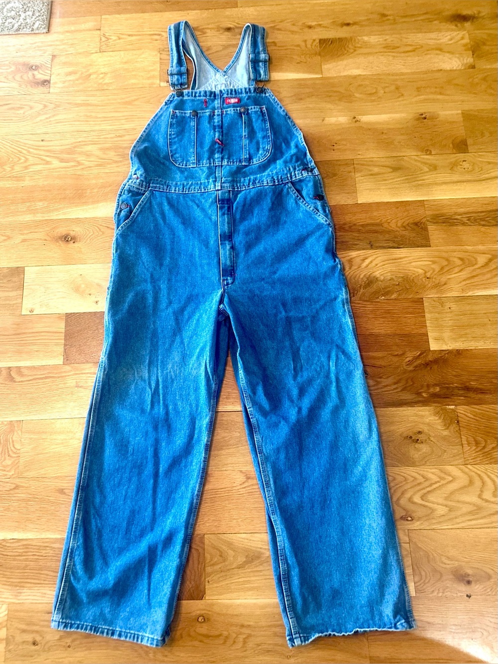 Vintage Y2K Dickies Denim Bib Overalls size 36x30